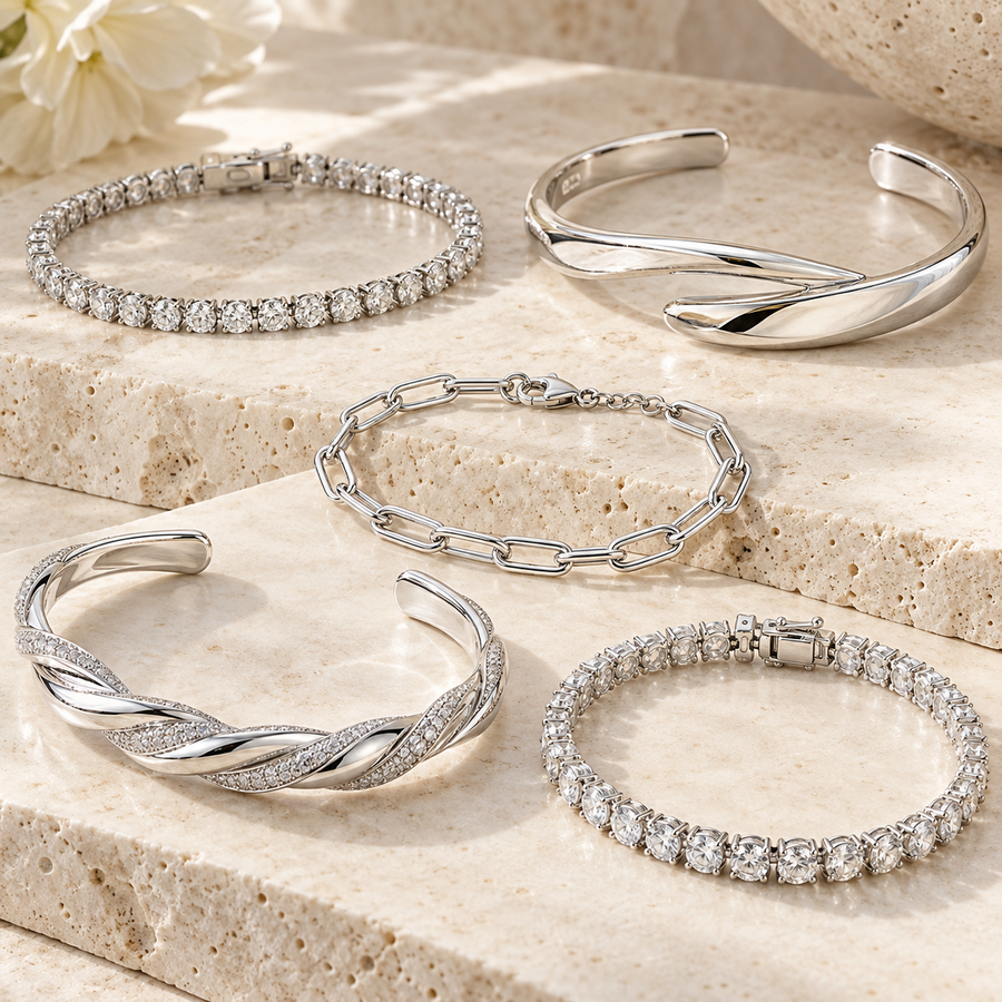 Pulseras de Plata Esterlina / Sterling Silver Bracelets