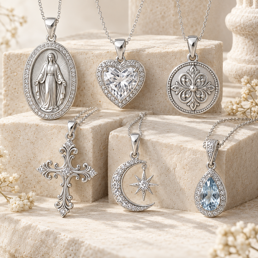 Dijes de Plata Esterlina / Sterling Silver Pendants