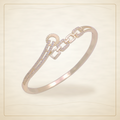 Oro Laminado · Esclava Surya Helix Zirconia / Surya Helix Zirconia Bangle — Golden Shop 11