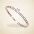 Oro Laminado · Esclava Geneva Heart Zirconia / Geneva Heart Zirconia Bangle — Golden Shop 11