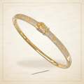 Oro Laminado · Esclava Geneva Modern Chic Buckle / Geneva Modern Chic Buckle Bangle — Golden Shop 11