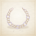 Oro Laminado · Pulsera French Cuban Zirconia / French Cuban Zirconia Bracelet — Golden Shop 11