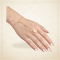 Oro Laminado · Pulsera Twin Dolphin Hand Chain / Twin Dolphin Hand Chain Bracelet — Golden Shop 11