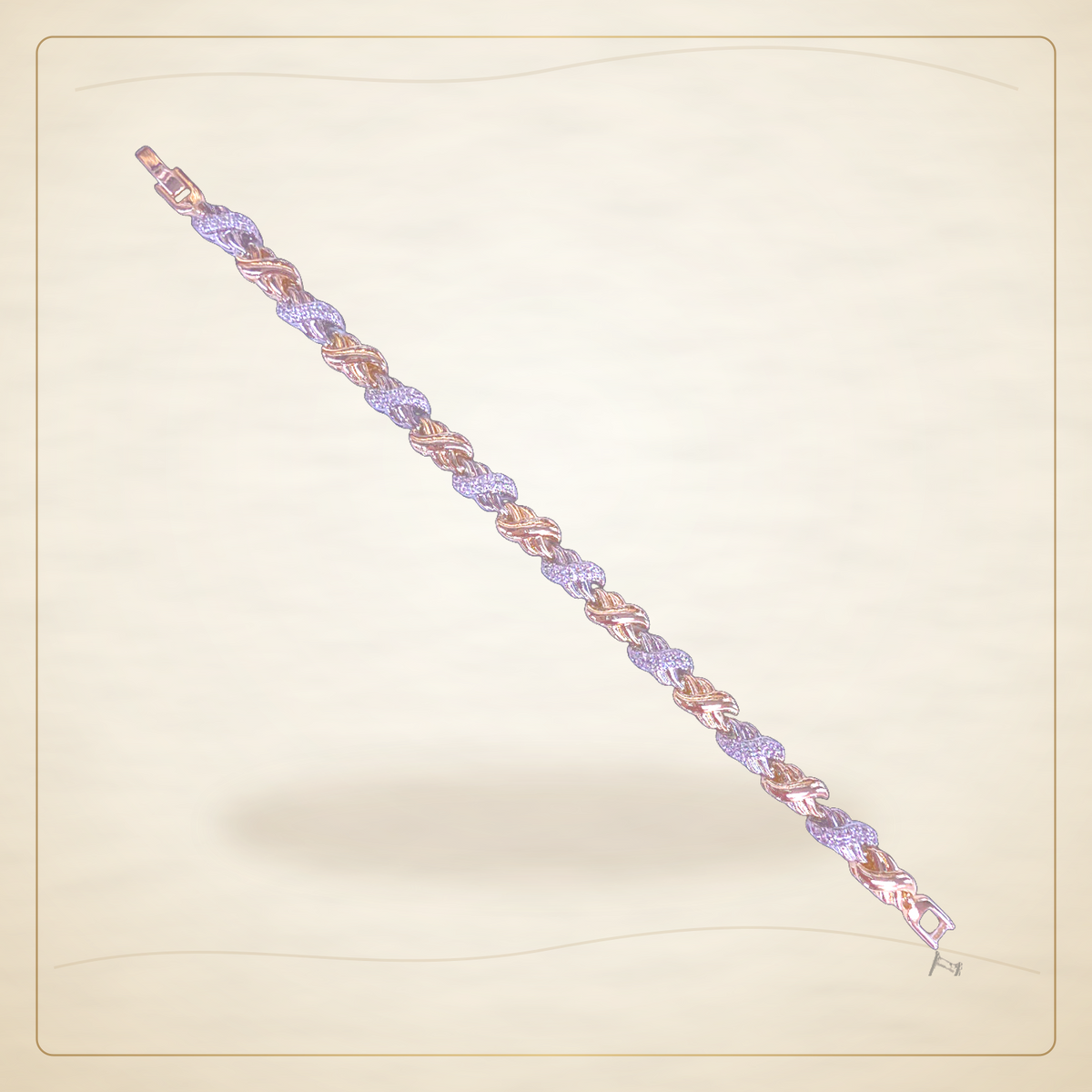 Oro Laminado · Pulsera Flux Tonal XOXO / Flux Tonal XOXO Bracelet — Golden Shop 11