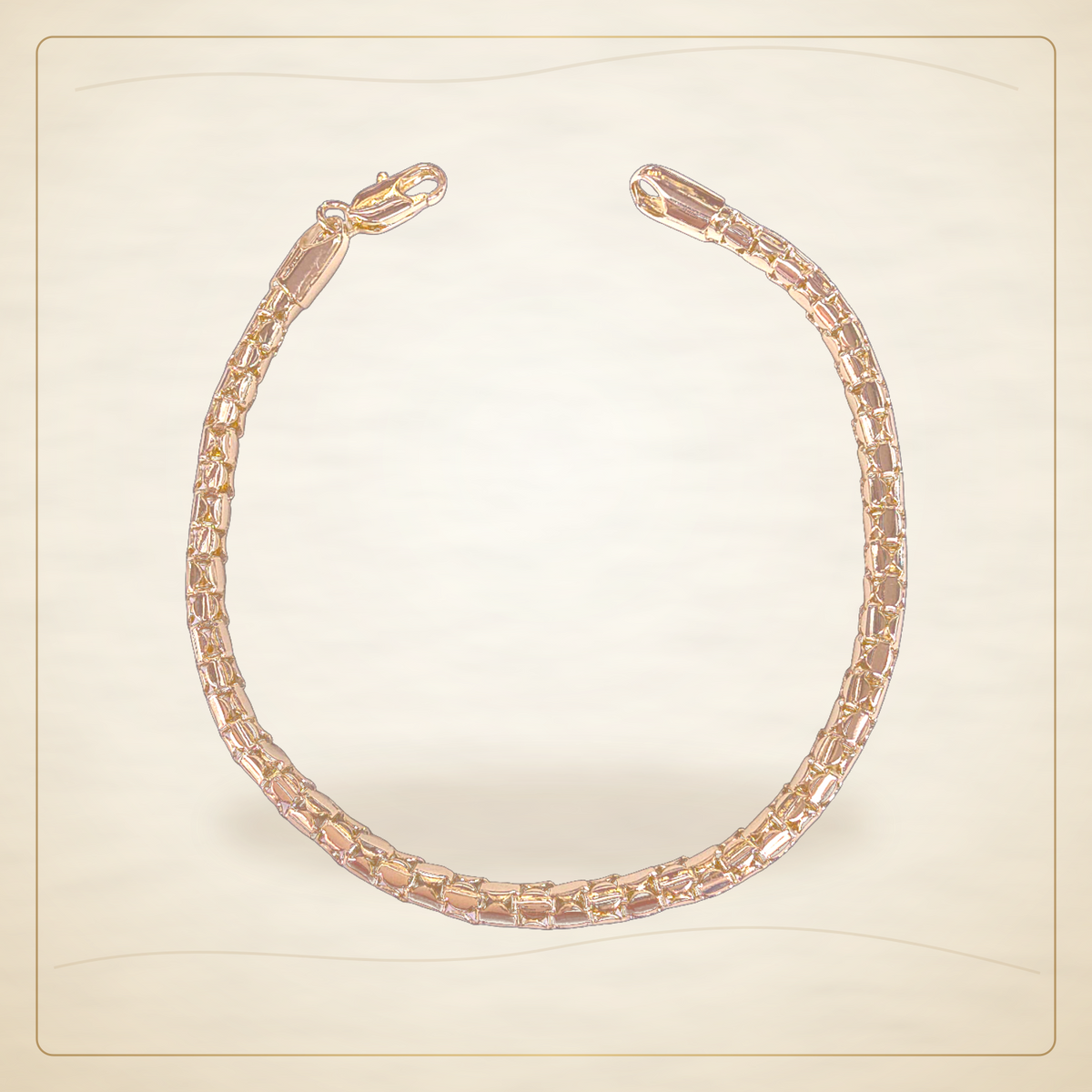 Oro Laminado · Pulsera Round Galaxia Chain Bracelet (PACK OF 6) / Round Galaxia Chain Bracelet (PACK OF 6) — Golden Shop 11