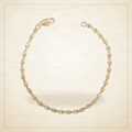 Oro Laminado · Pulsera Petite Woven Spiral Chain Bracelet (PACK OF 6) / Petite Woven Spiral Chain Bracelet (PACK OF 6) — Golden Shop 11