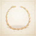 Oro Laminado · Pulsera Milano Woven Spiral Chain Bracelet (PACK OF 6) / Milano Woven Spiral Chain Bracelet (PACK OF 6) — Golden Shop 11