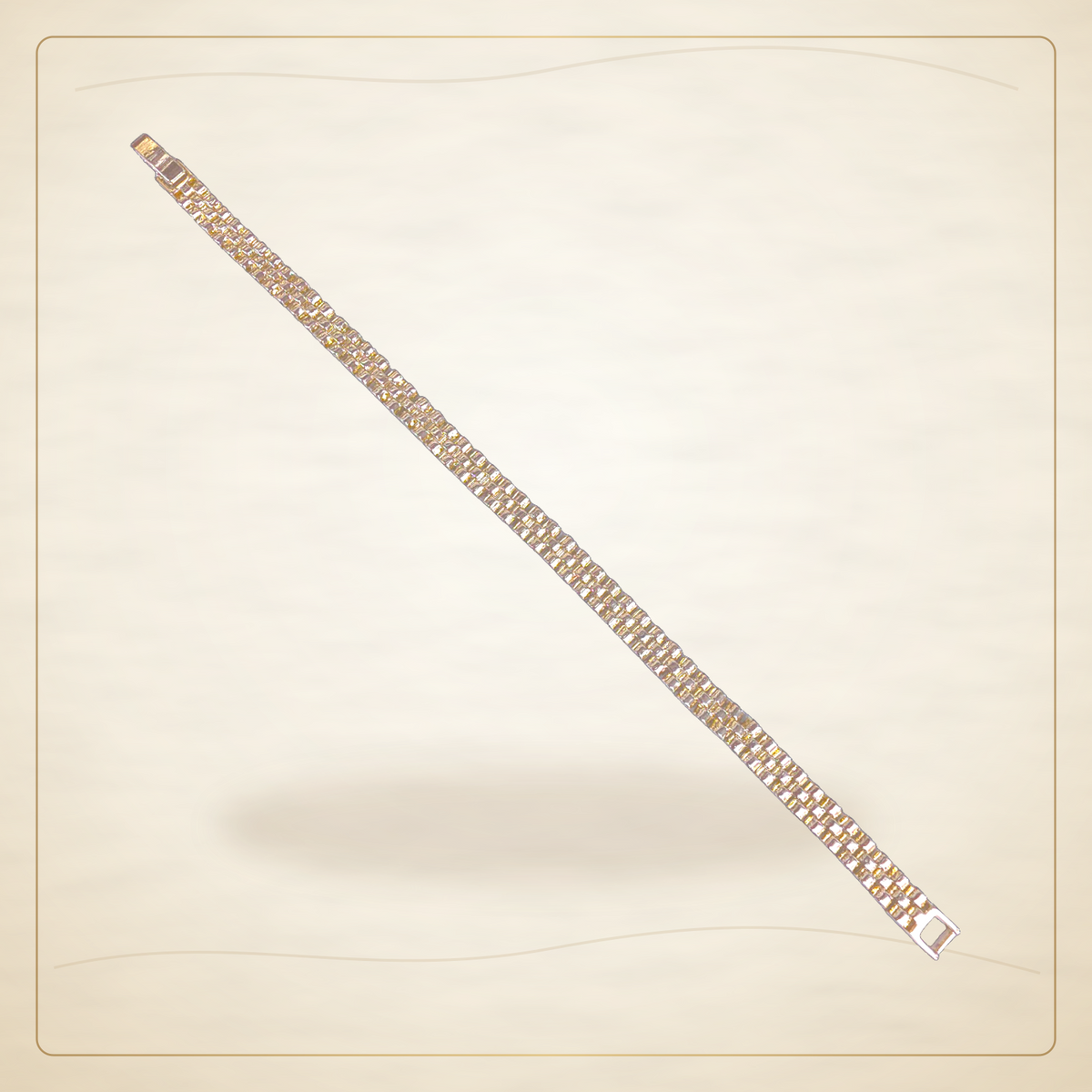 Oro Laminado · Pulsera Petite Swiss Rolx Chain / Petite Swiss Rolx Chain Bracelet — Golden Shop 11