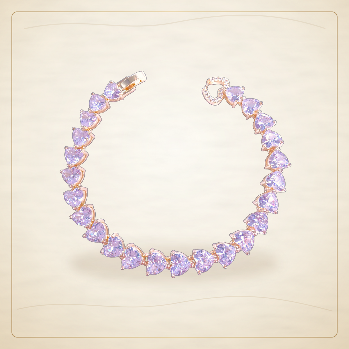 Oro Laminado · Pulsera Mystic Heart Zirconia / Mystic Heart Zirconia Bracelet — Golden Shop 11