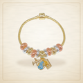 Oro Laminado · Pulsera Wanderlust Travel Charms / Wanderlust Travel Charms Bracelet — Golden Shop 11