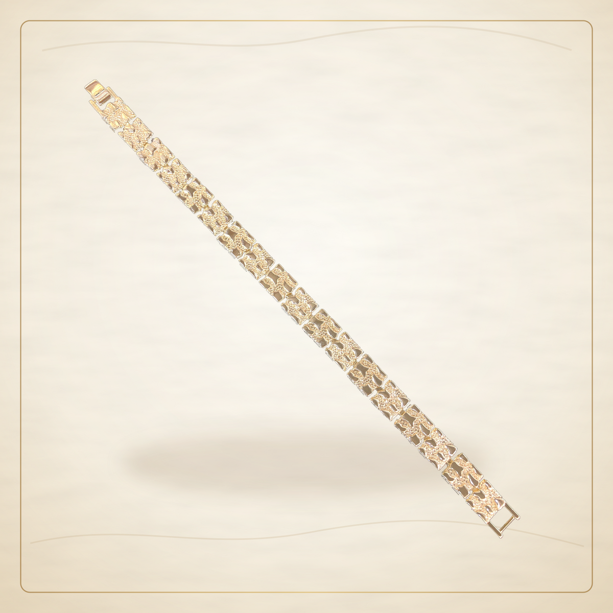 Oro Laminado · Pulsera French Style Nugget Bracelet (10mm) / French Style Nugget Bracelet (10mm) — Golden Shop 11