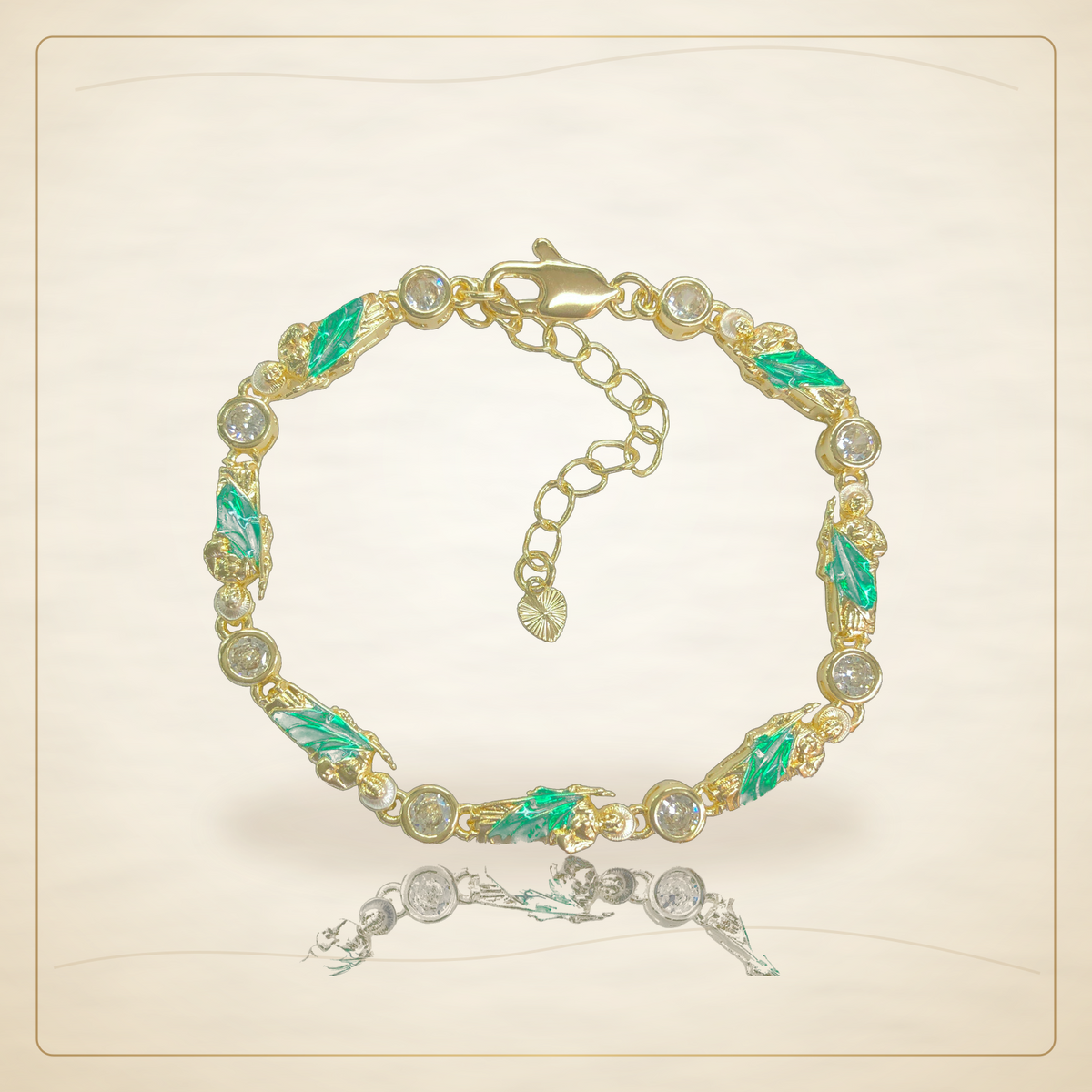 Oro Laminado · Pulsera San Judas Charm / San Judas Charm Bracelet — Golden Shop 11