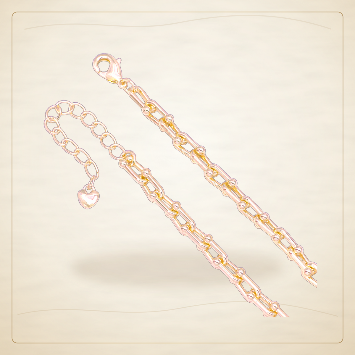 Oro Laminado · Cadena 5.2mm Ulink Chain / 5.2mm Ulink Chain Necklace (Pack of 3) — Golden Shop 11