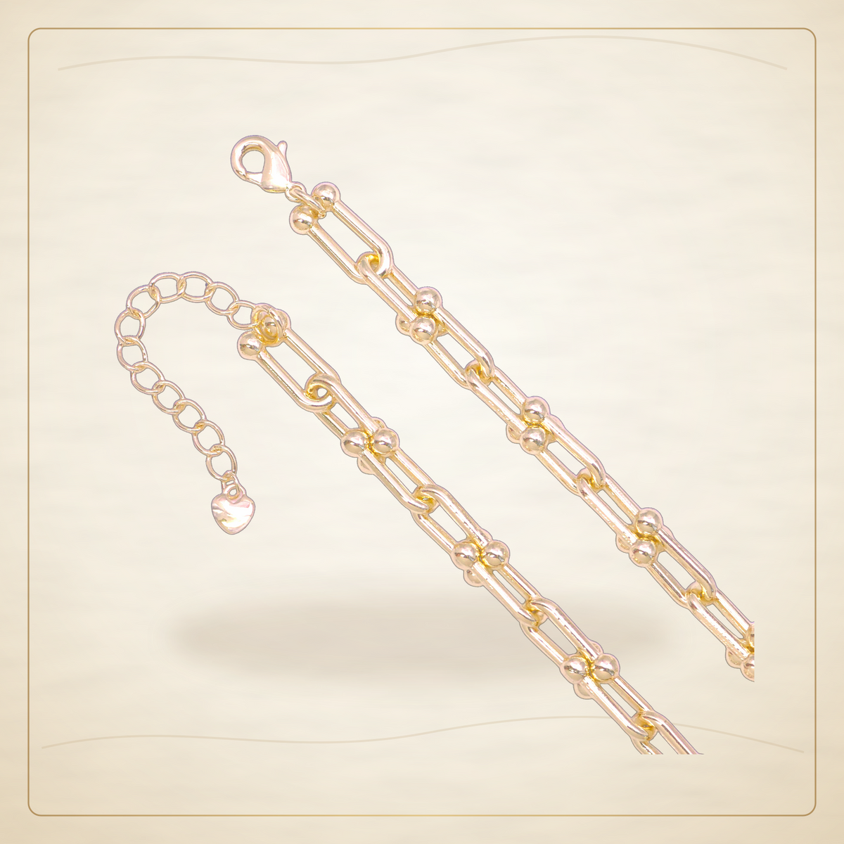 Oro Laminado · Cadena 7.8mm Ulink Chain / 7.8mm Ulink Chain Necklace (Pack of 3) — Golden Shop 11