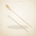 Oro Laminado · Cadena 18K Gold Filled 1.2mm Gilded Bar and Ball Bead / 18K Gold Filled 1.2mm Gilded Bar and Ball Bead Chain (Pack of 12) — Golden Shop 11