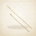 Oro Laminado · Cadena 18K Gold Filled 2.5mm Valentino / 18K Gold Filled 2.5mm Valentino Chain (Pack of 12) — Golden Shop 11