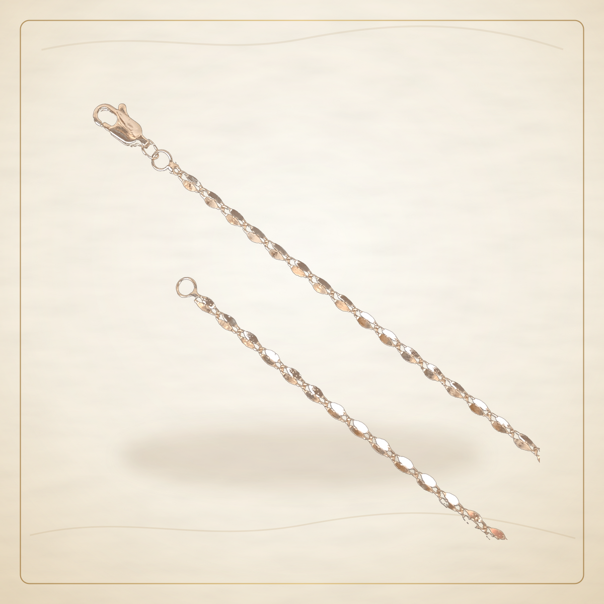 Oro Laminado · Cadena 2mm Florentine / 2mm Florentine Chain (Pack of 6) — Golden Shop 11