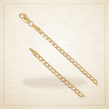 Oro Laminado · Cadena 18K Oro Laminado Gold Filled 3mm Cuban / 18K Oro Laminado Gold Filled 3mm Cuban Chain (Pack of 12) — Golden Shop 11