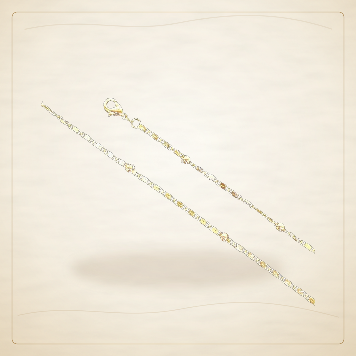 Oro Laminado · Cadena 18K Gold Filled 3.5mm Ball / 18K Gold Filled 3.5mm Ball Chain (Pack of 12) — Golden Shop 11