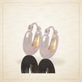 Oro Laminado · Arracadas Huggie Classic Geneva / Classic Geneva Huggie Earrings — Golden Shop 11
