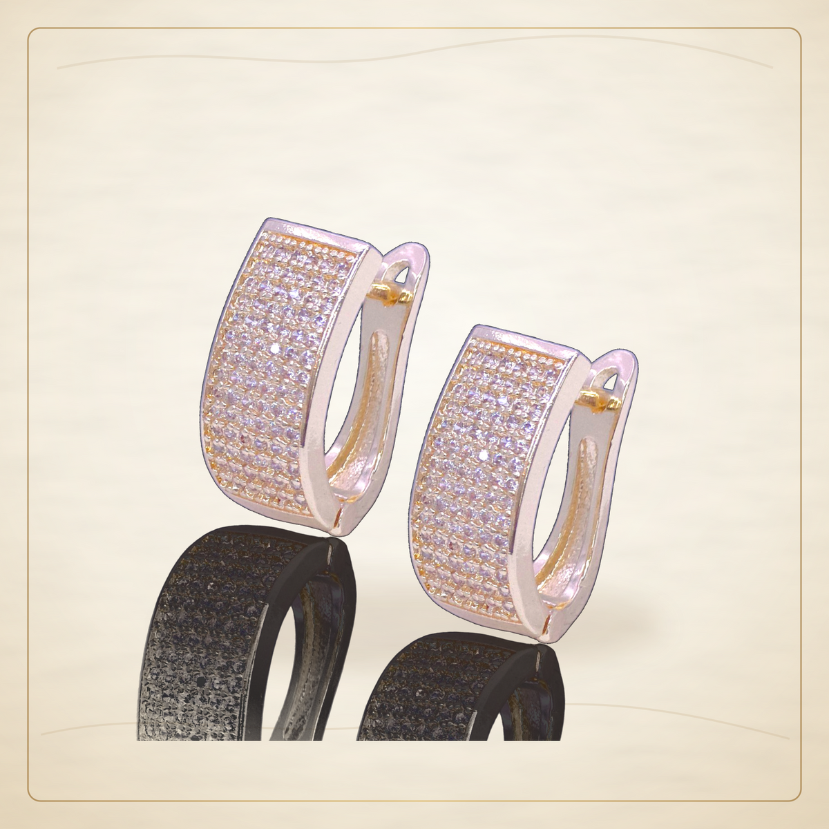 Oro Laminado · Aretes Sunset Glory Zirconia / Sunset Glory Zirconia Earrings — Golden Shop 11