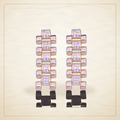 Oro Laminado · Aretes de Broche Francia Rolx Chain / Francia Rolx Chain Stud Earrings — Golden Shop 11