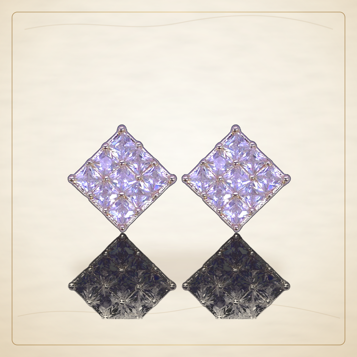 Oro Laminado · Aretes Florence Baguette Zirconia / Florence Baguette Zirconia Earrings — Golden Shop 11