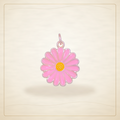 Oro Laminado · Dije DIY Wild Daisy Flower Charm / DIY Wild Daisy Flower Charm Pendant — Golden Shop 11