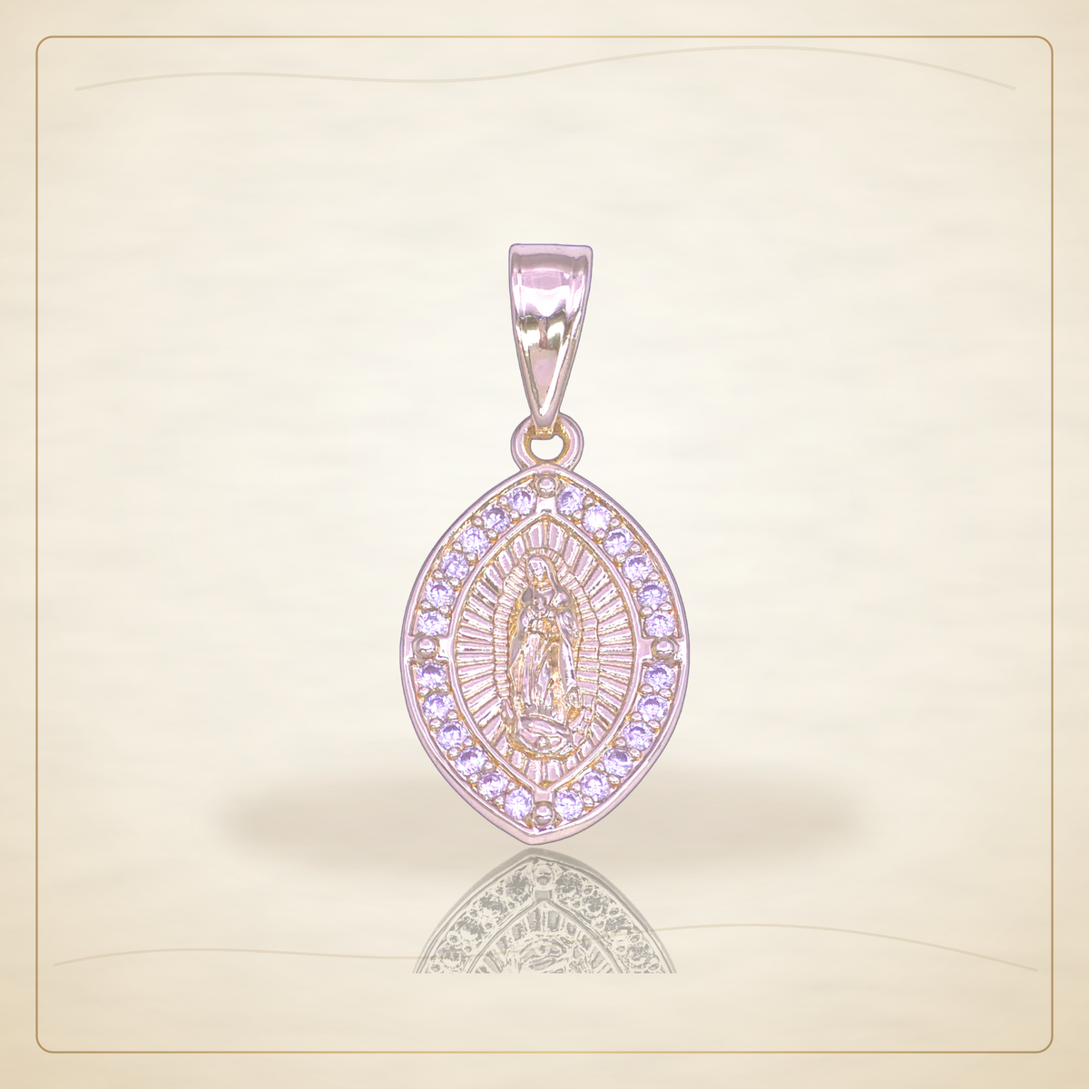 Oro Laminado · Dije Lady Guadalupe Saint / Lady Guadalupe Saint Pendant — Golden Shop 11