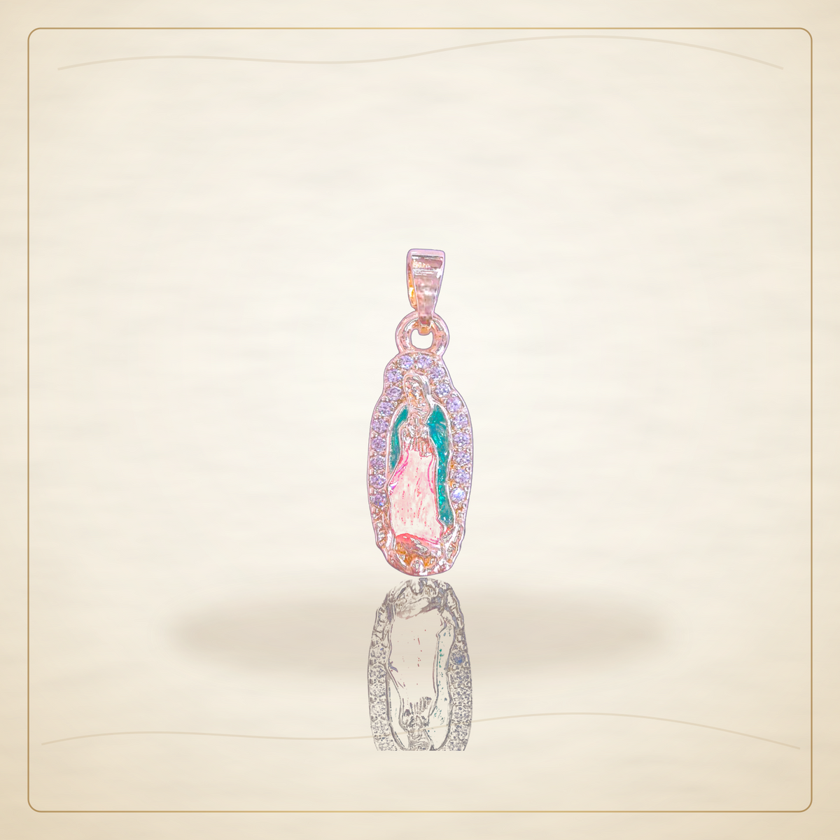 Oro Laminado · Dije Mother Mary Guadalupe Mini / Mother Mary Guadalupe Mini Pendant — Golden Shop 11