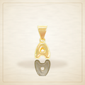 Oro Laminado · Dije Mini Alphabet Letter / Mini Alphabet Letter Pendant — Golden Shop 11