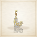 Oro Laminado · Dije Angel's Heart Zirconia / Angel's Heart CZ Pendant — Golden Shop 11