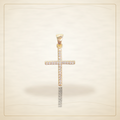 Oro Laminado · Dije Vatican Zirconia Cross / Vatican Zirconia Cross Pendant — Golden Shop 11