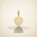 Oro Laminado · Dije Florence Zirconia Heart / Florence CZ Heart Pendant — Golden Shop 11
