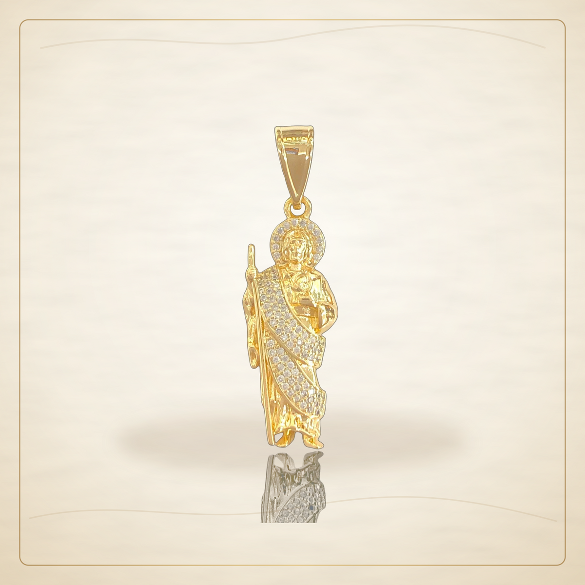 Oro Laminado · Dije Vatican San Judas / Vatican San Judas Pendant — Golden Shop 11