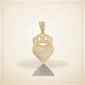 Oro Laminado · Dije Crowned Princess Heart / Crowned Princess Heart Pendant — Golden Shop 11