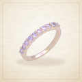 Oro Laminado · Anillo 2mm Round Zirconia Stackable / 2mm Round Zirconia Stackable Ring — Golden Shop 11
