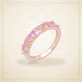 Oro Laminado · Anillo Dubai Heart Zirconia Stackable / Dubai Heart Zirconia Stackable Ring — Golden Shop 11