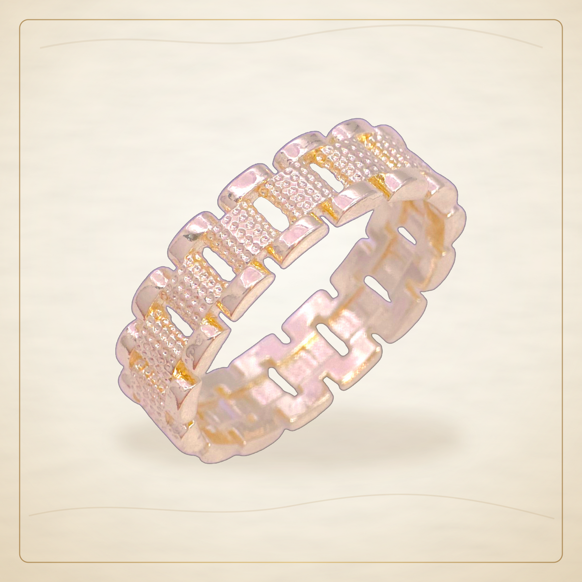 Oro Laminado · Anillo Swiss Rolx Eternity Band / Swiss Rolx Eternity Band Ring — Golden Shop 11