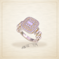 Oro Laminado · Anillo Vienna Royal Gem Zirconia / Vienna Royal Gem Zirconia Ring — Golden Shop 11