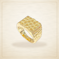 Oro Laminado · Anillo Napoleon Men's Royal Nugget / Napoleon Men's Royal Nugget Ring — Golden Shop 11