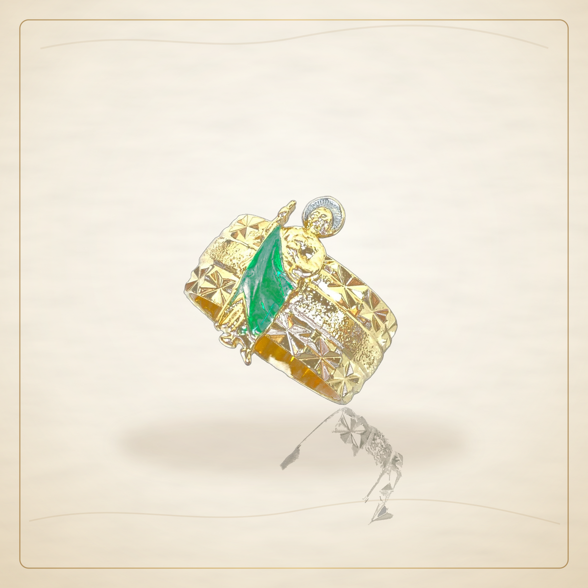 Oro Laminado · Anillo Saint Jude San Judas Filigree / Saint Jude San Judas Filigree Ring — Golden Shop 11
