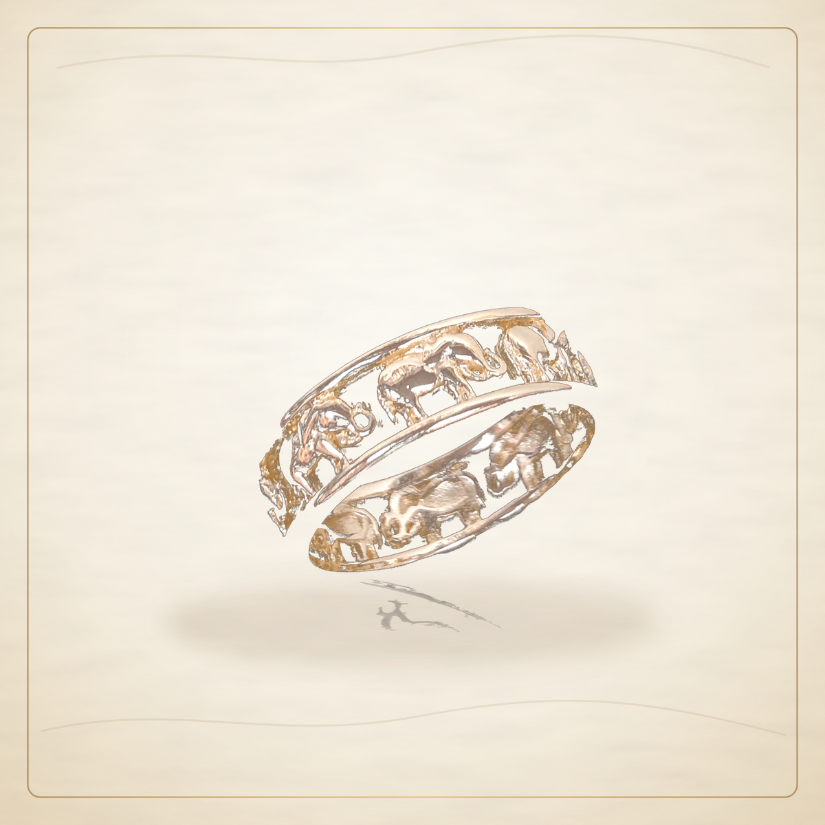 Oro Laminado · Anillo Terra Eternity Elephant / Terra Eternity Elephant Ring — Golden Shop 11