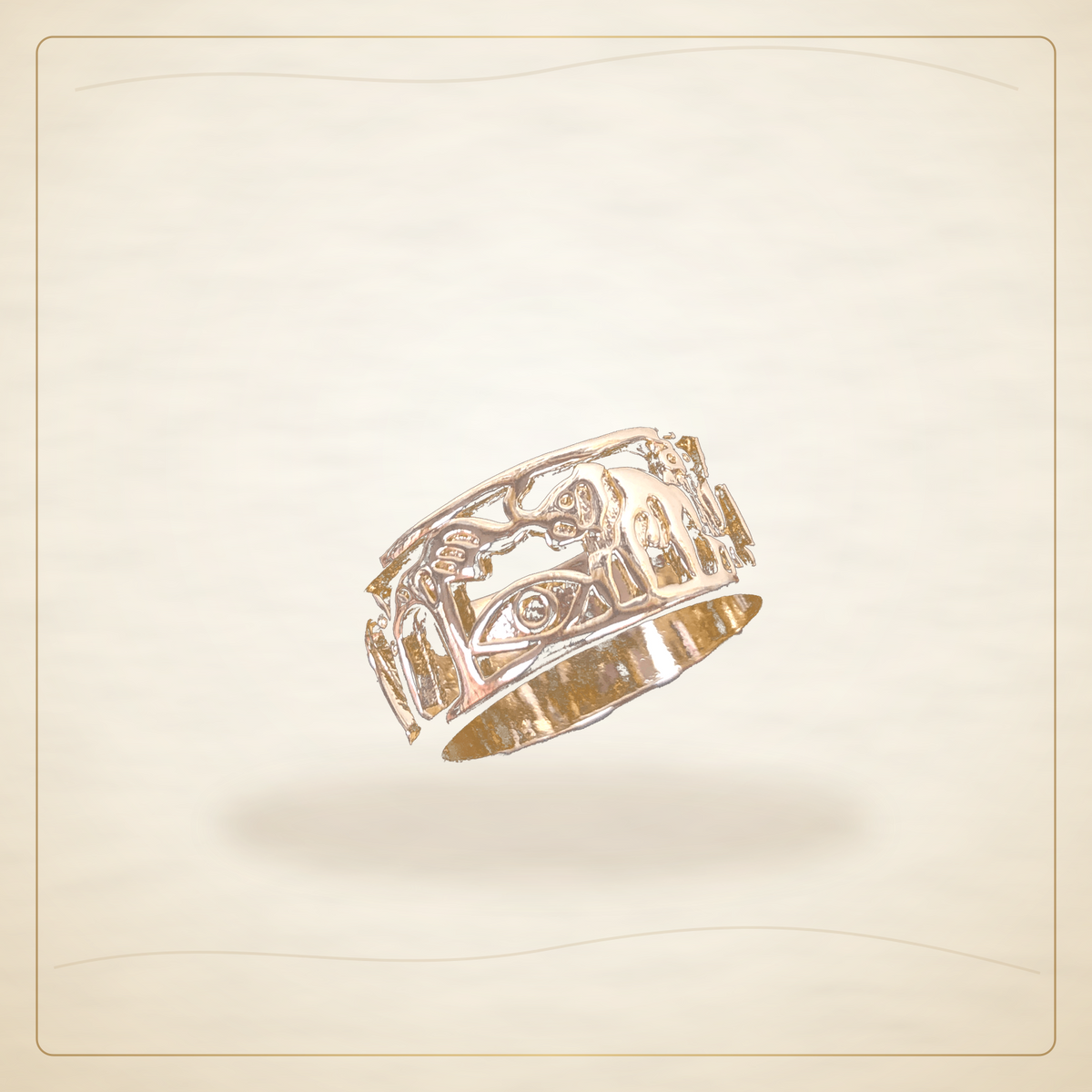 Oro Laminado · Anillo Lucky Powers Elephant / Lucky Powers Elephant Ring — Golden Shop 11