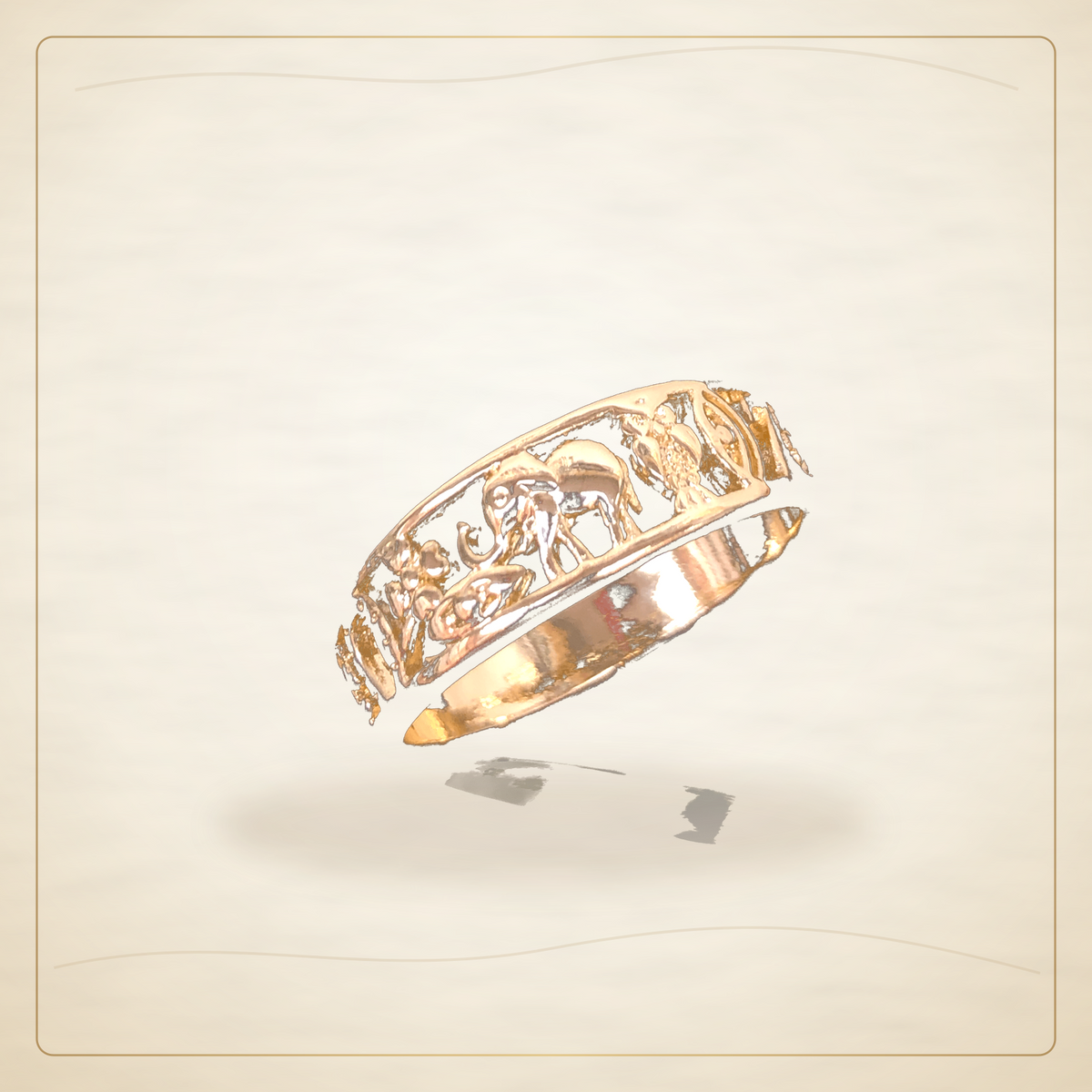 Oro Laminado · Anillo Lucky Charms Elephant / Lucky Charms Elephant Ring — Golden Shop 11