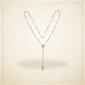 Oro Laminado · Rosario Tricolor 6mm Diamond Cut / Tricolor 6mm Diamond Cut Rosary — Golden Shop 11