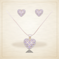 Oro Laminado · Set Lovely Princess Cut Zirconia / Lovely Princess Cut Zirconia Set — Golden Shop 11