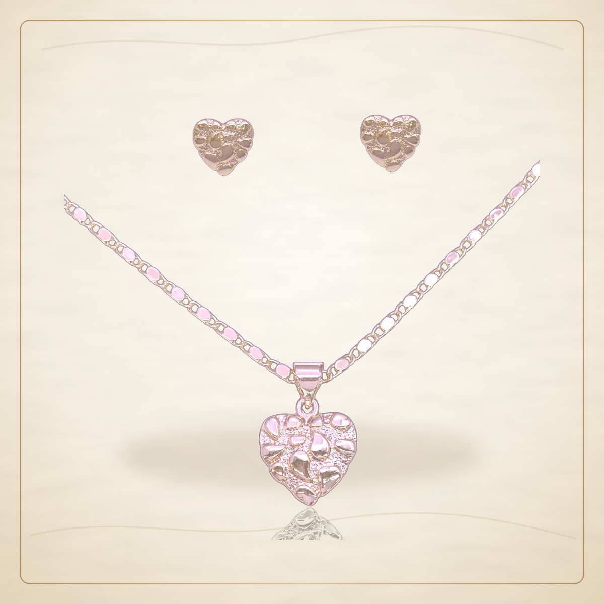 Oro Laminado · Set Princess Nugget Heart / Princess Nugget Heart Set — Golden Shop 11