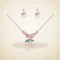 Oro Laminado · Set Crimson Ruby Cherry Zirconia / Crimson Ruby Cherry Zirconia Set — Golden Shop 11