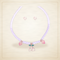 Oro Laminado · Set Imitation Pearl Sweet Cherry / Imitation Pearl Sweet Cherry Set — Golden Shop 11